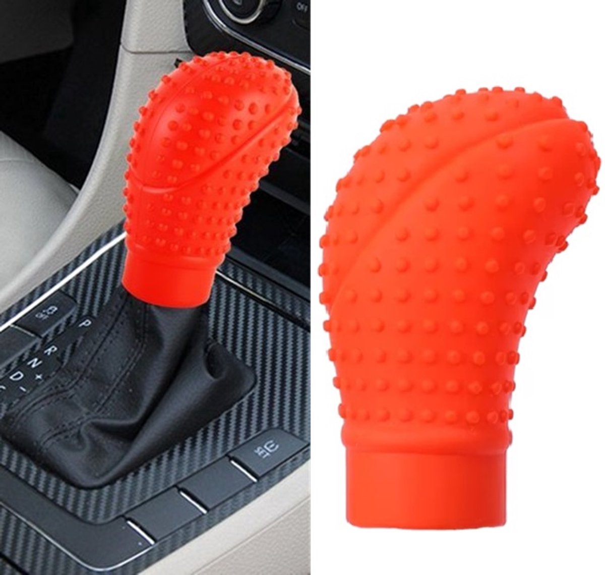 Silicone Gearbox Shift Cover | Shift Cover | Non-slip | Universal | Red - Image 1