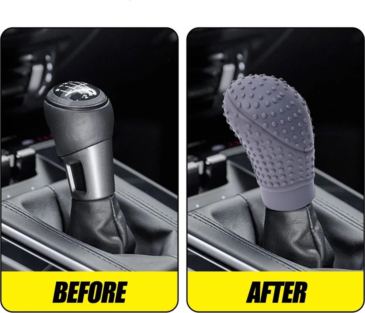 Silicone Gearbox Shift Cover | Shift Cover | Non-slip | Universal | Red - Image 4