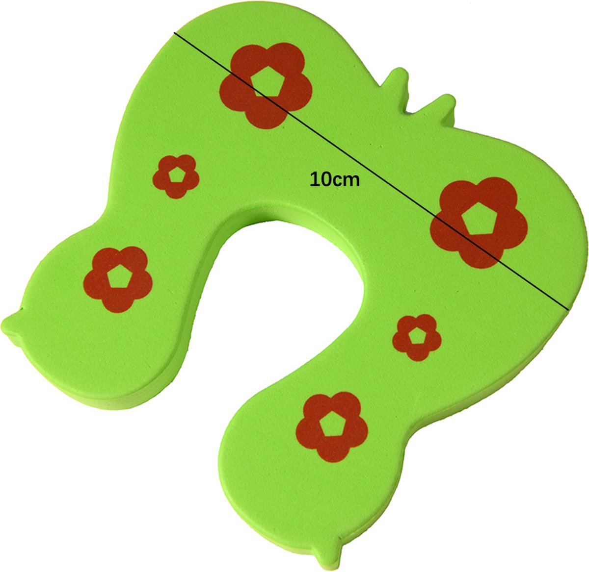 Door stopper Animal I Baby and child Door protector I Door protection I Foam / Foam I Animal door stopper I 1 piece I Green - Image 1