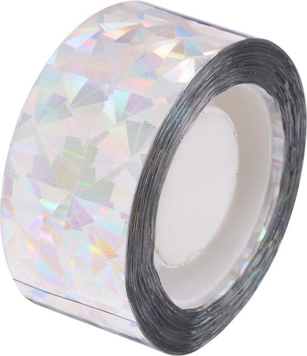 Luxury Anti-Bird Ribbon - Masking Tape - Window Screen - Decorative Tape - Bird Repeller - Multifunctional - 80 Meters - Image 3