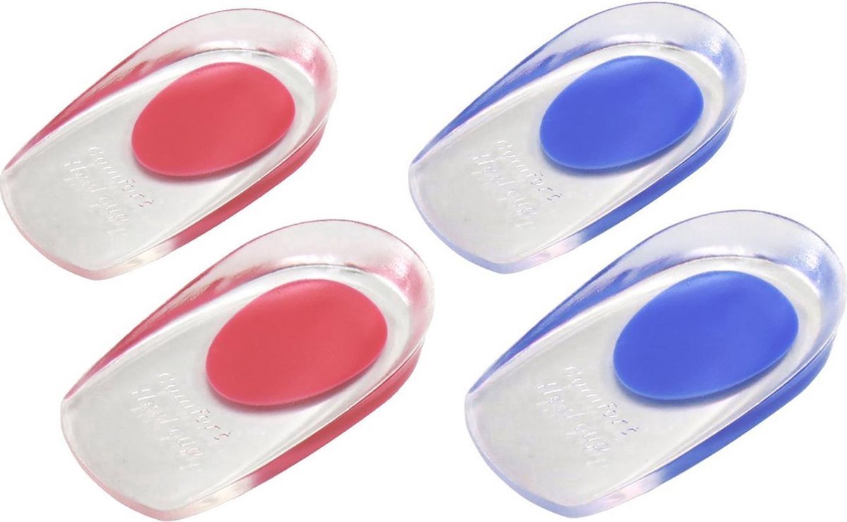 3D Sioftgel Gel Heel Insoles | Insoles | Heel Cups | Heel Spur Insoles | Heel Protectors | Size 35-41 | Red - Image 4