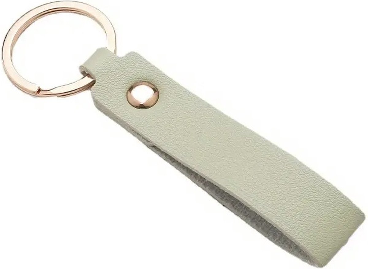 Keychain | Key Holder | PU Leather Keychain | Universal | Mint Green - Image 1