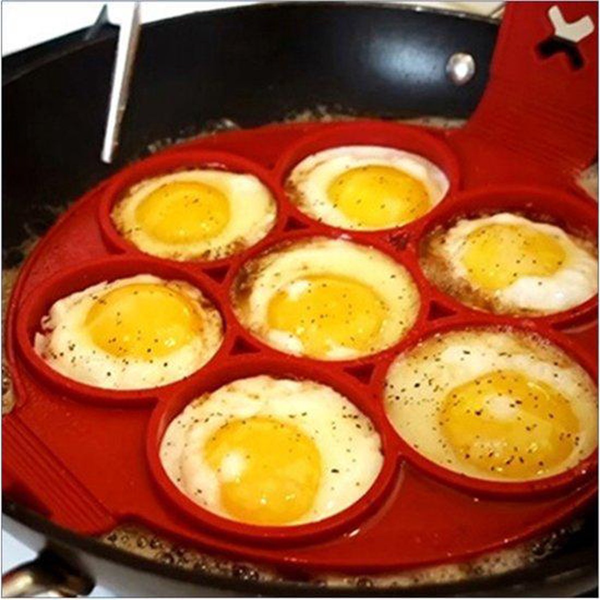 Silicone Pancake or Egg Baking Mold - Image 4