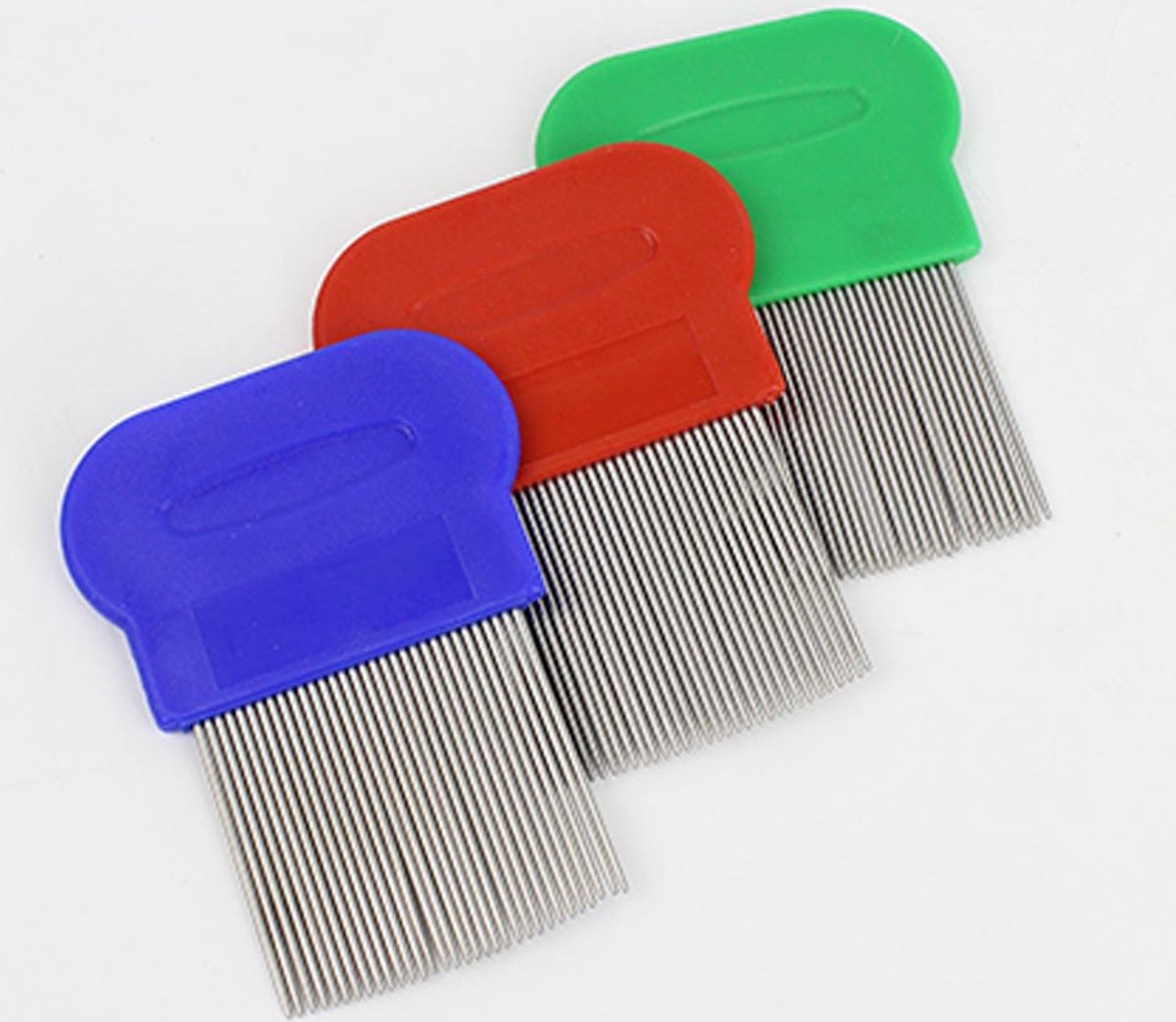 Lice Comb | Lice Brush | Flea Comb | Nits Comb | Lice Remover | Stainless Steel Brushes | Plastic Barrel | Random Color - Image 4