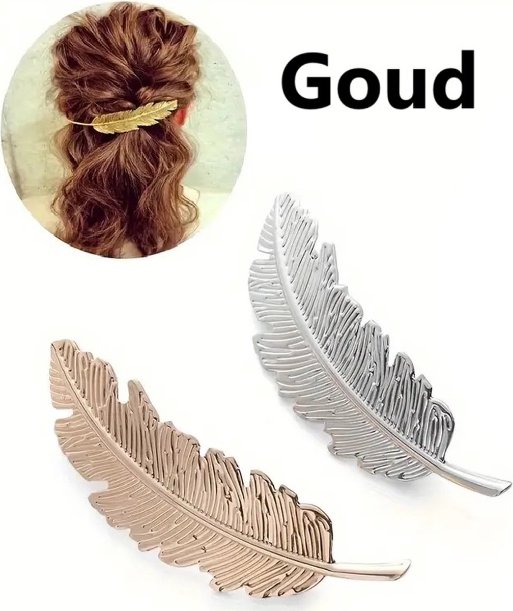 Hair Clip | Hair Pin | Perfect Hair Bun | Bun Maker | Styling Tool Hair Clip | Hair Style Attachment | French Barrette Clip | Gold - Image 1