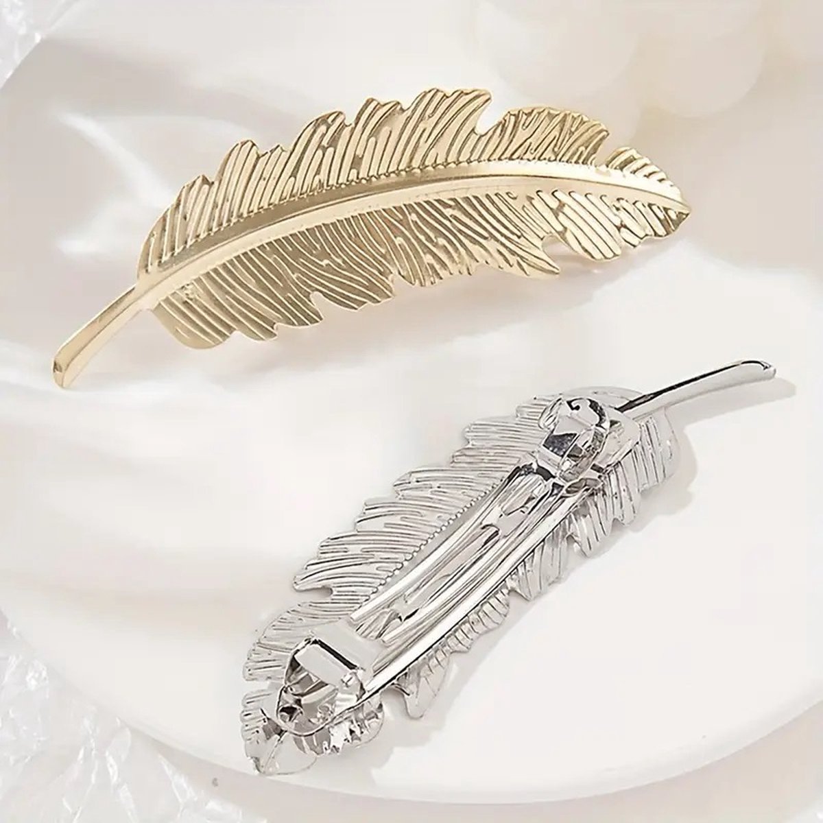 Hair Clip | Hair Pin | Perfect Hair Bun | Bun Maker | Styling Tool Hair Clip | Hair Style Attachment | French Barrette Clip | Gold - Image 5