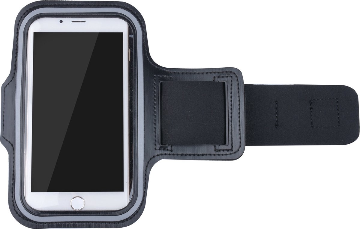 Sports armband XL suitable for screens up to 6.5 inches, among others, for iPhone 6/6s/7/8, Samsung S7/S8/S9, Huawei P10 - Black - Image 2