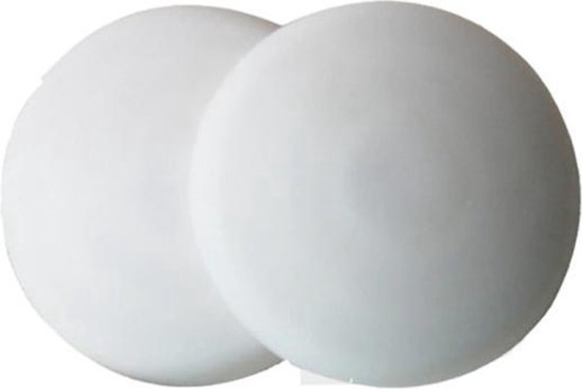 Door Stoppers | Self-Adhesive Door Protectors | Door Protection | Silicone | Transparent | Washable | White | 2 Pieces - Image 3