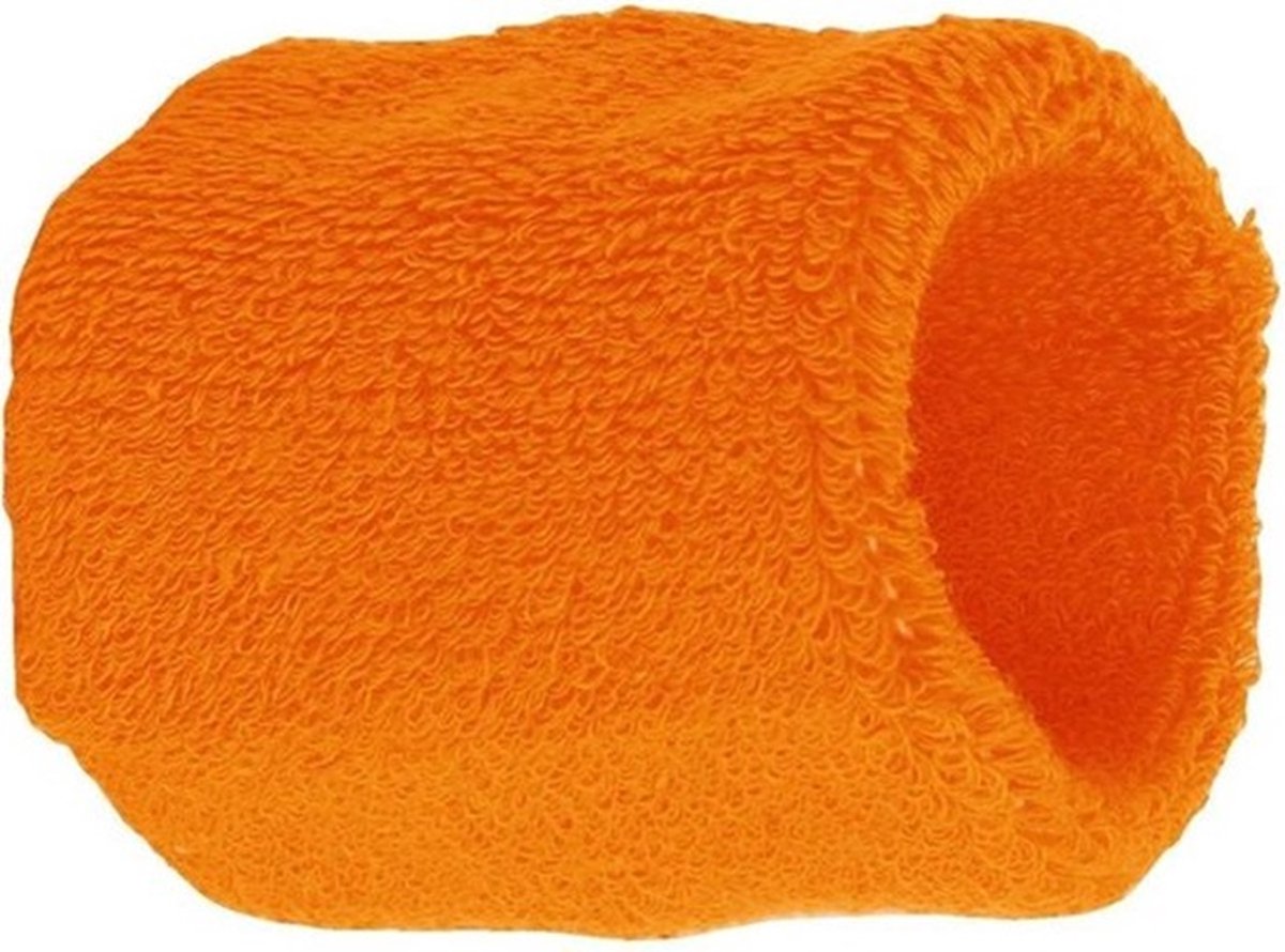 Wristband Set | Sweatband | Sweatbands | Wrist | Sports Bands | 2 Piece | Orange - Image 4