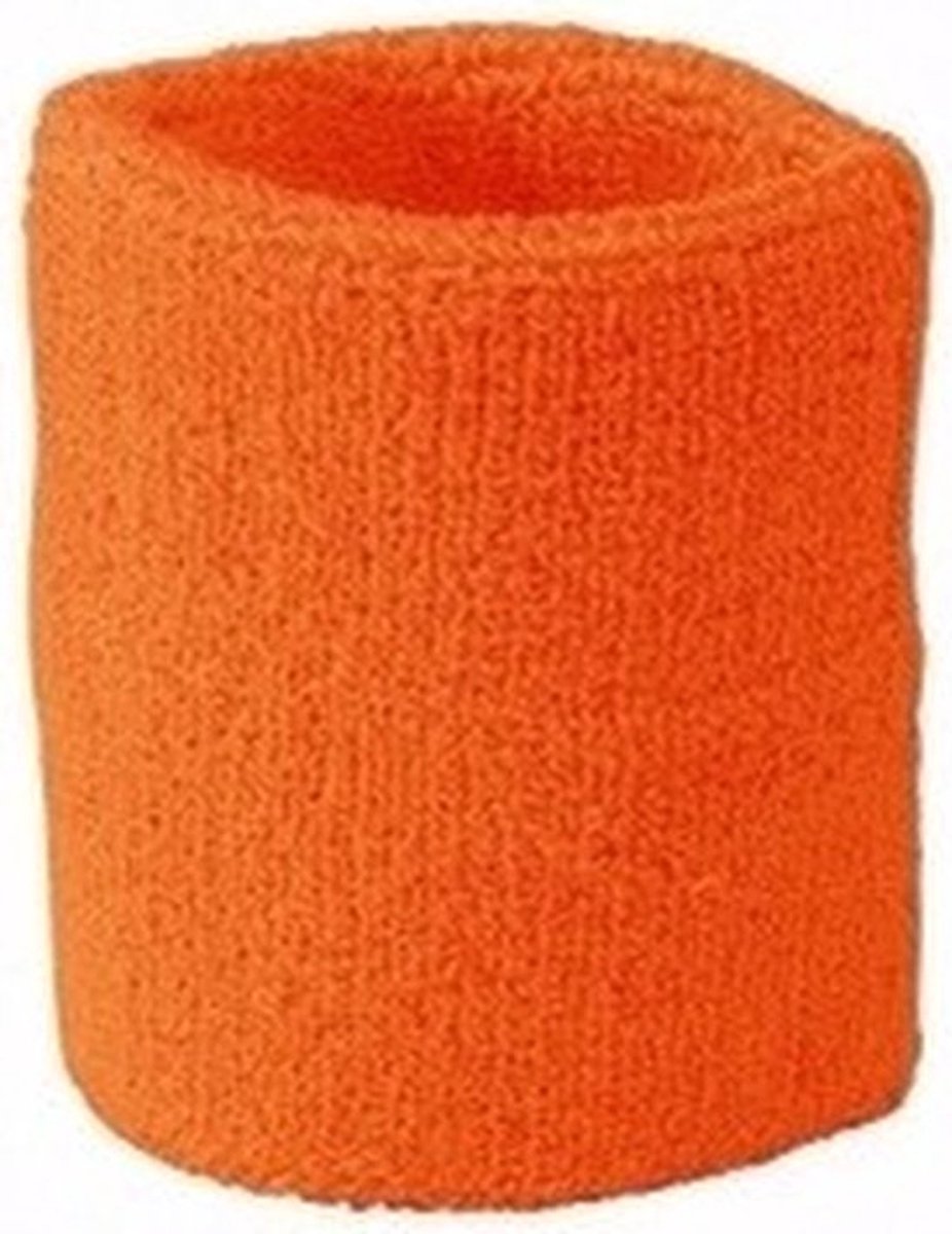 Wristband Set | Sweatband | Sweatbands | Wrist | Sports Bands | 2 Piece | Orange - Image 5