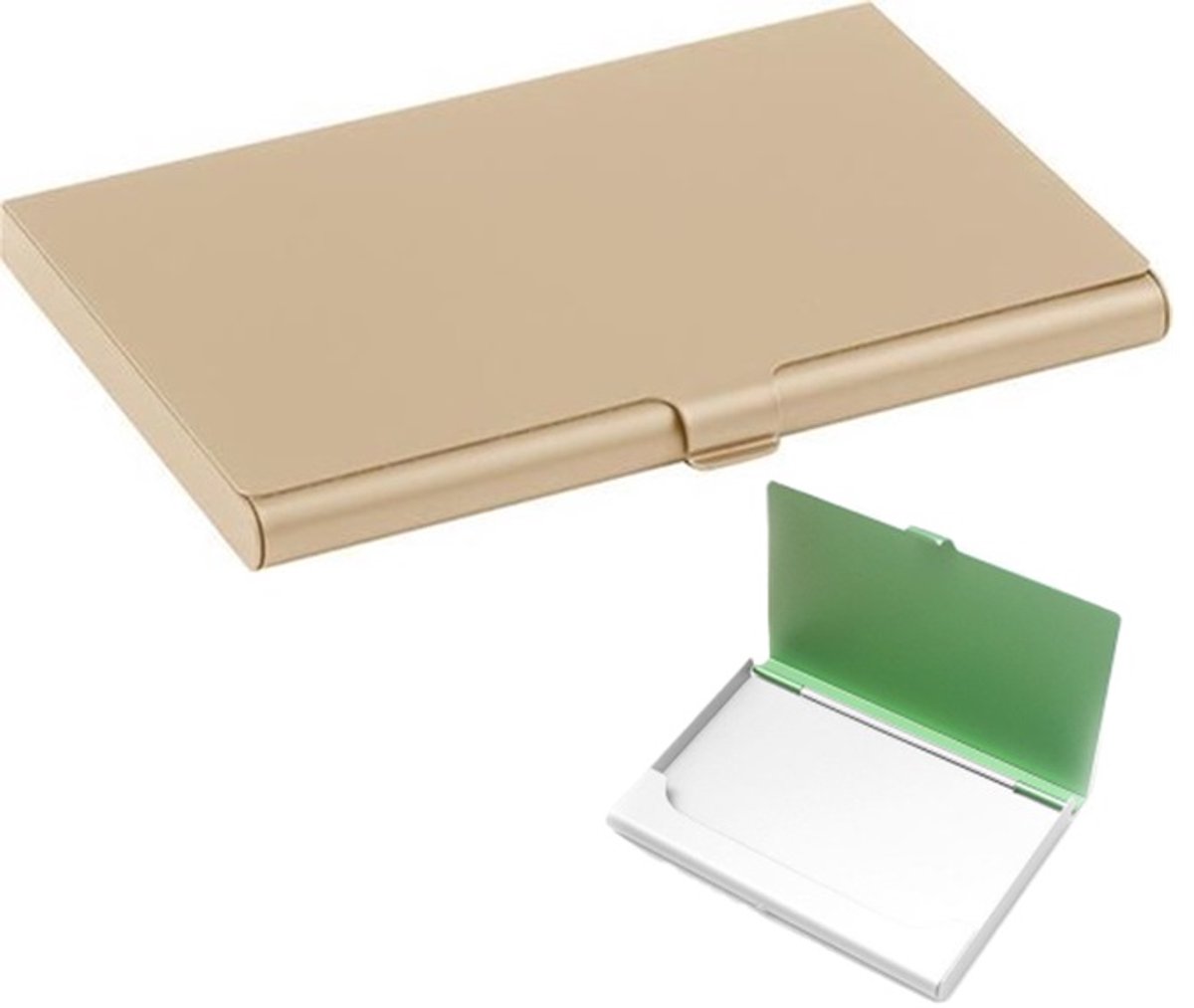 Aluminum Business Card Holder | Card Holder | Card Holder | Business Card Folder | Card Holder | Credit Card Holder | Gold - Image 1