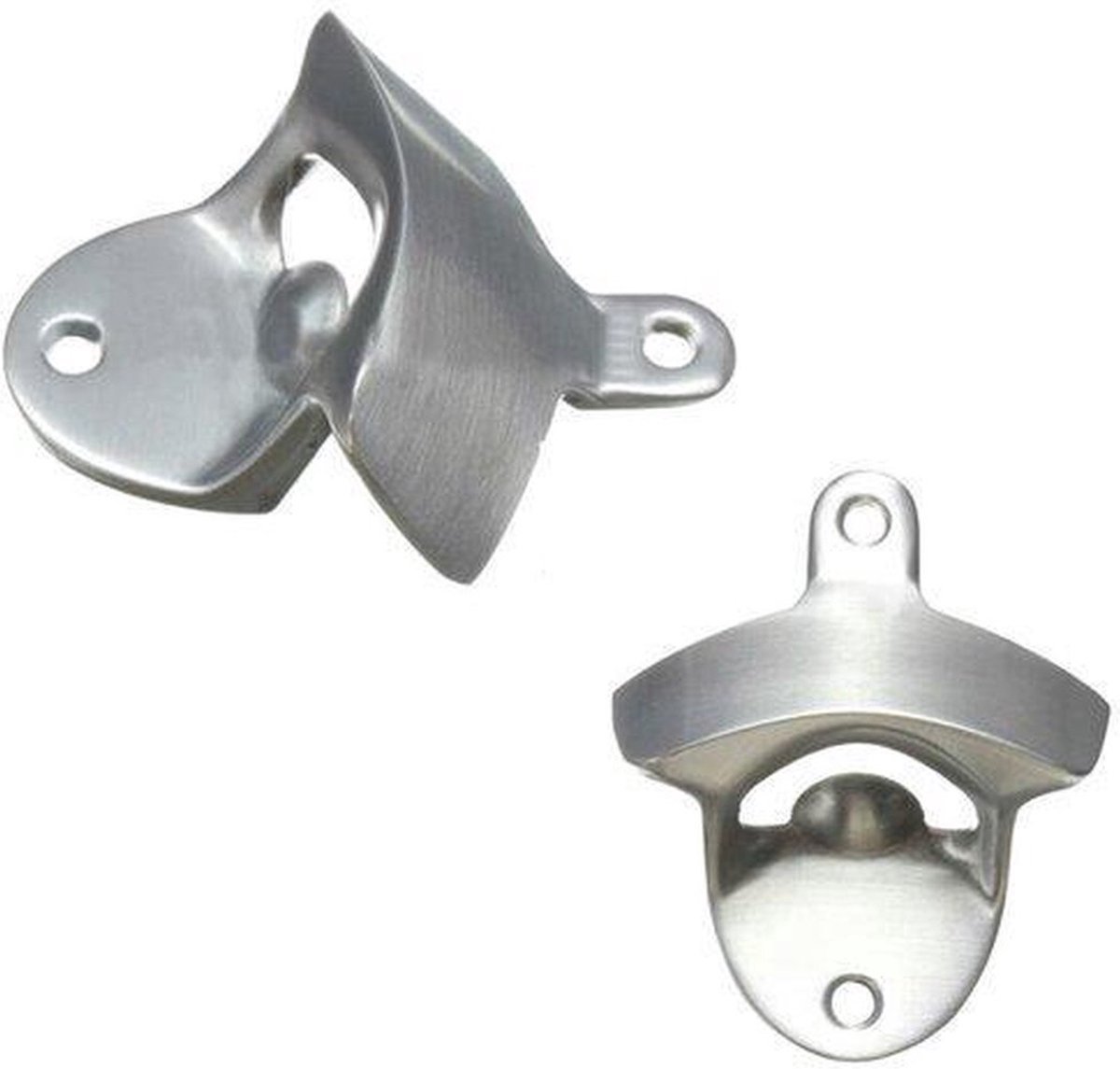 Wall Bottle Opener | Wall Bottle Opener | Wall Bottle Opener | Includes 2 Screws | Silver - Image 3