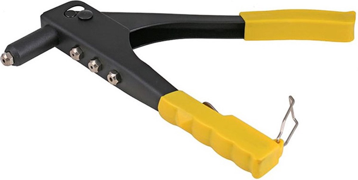 Rivet gun - Blind riveting tool - Pop rivet gun - with 4 tips for 2.4 mm, 3.2 mm, 4.0 mm, and 4.8 mm - Image 4