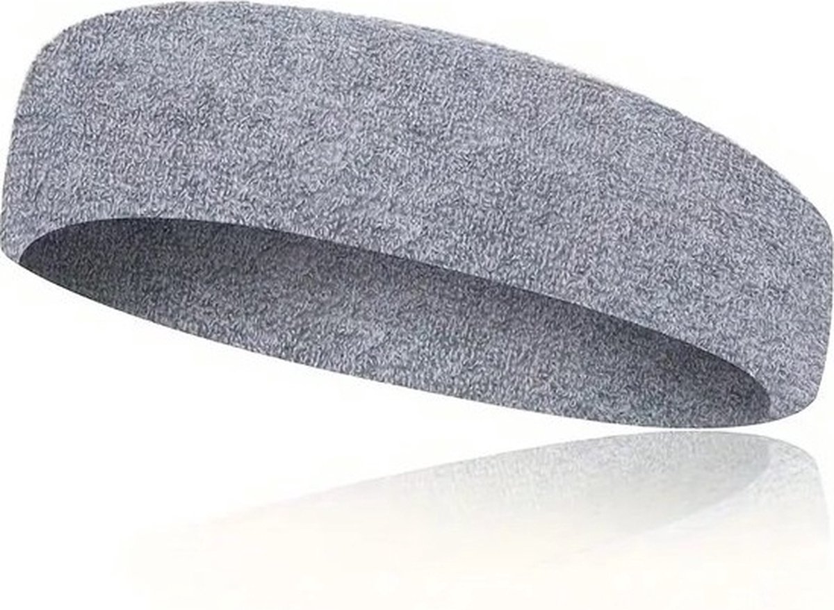Headband | Headband | Sweatband | Sweatbands | Head | Sports band | Light Grey - Image 3