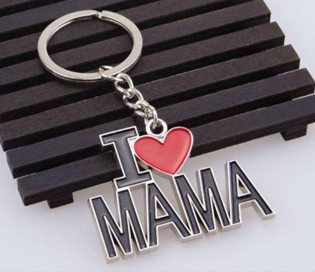 Keychain I Love Mom I Mother's Day Gift I Keychain Mom I Key Holder I Gift I Silver - Image 2