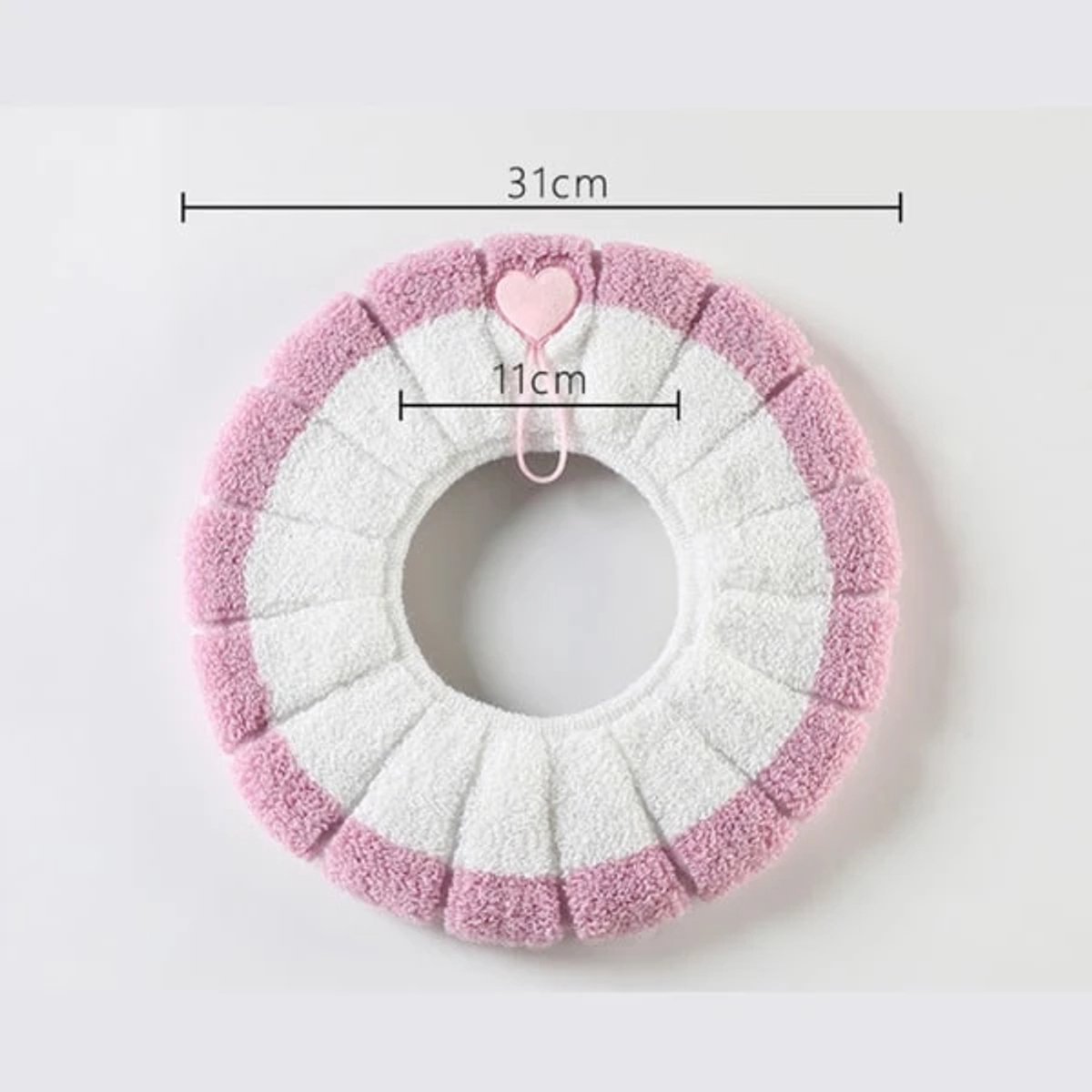 Toilet seat cushion 4-pack – Warm stretch, universal, washable - Image 2