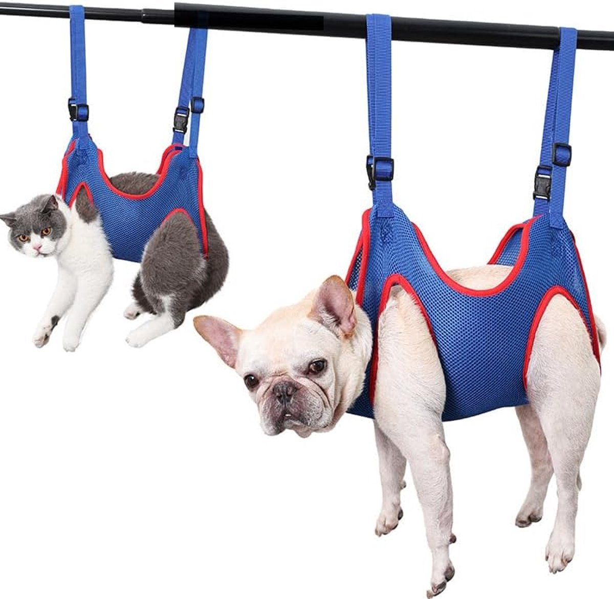 Blue Size S Pet Grooming Hammock for Trimming Cat and Dog Nails - Image 3