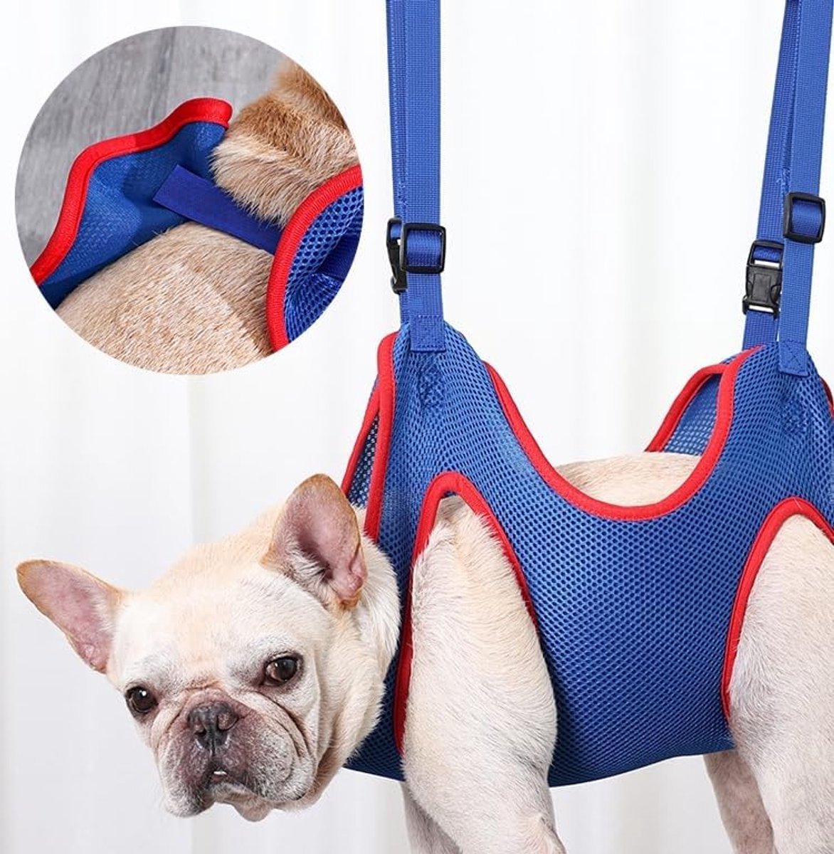 Blue Size S Pet Grooming Hammock for Trimming Cat and Dog Nails - Image 5