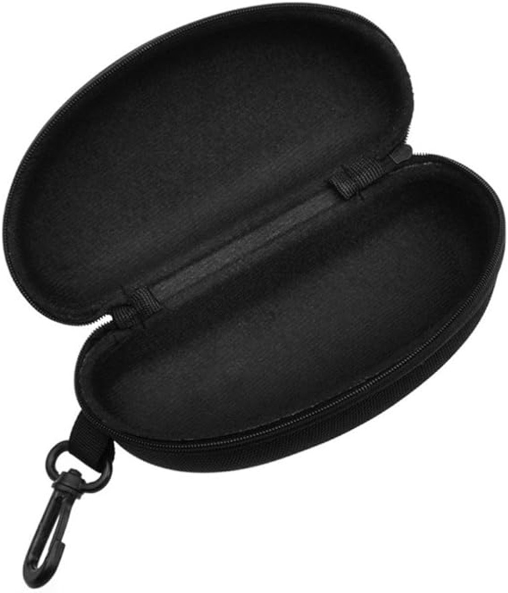 Portable Glasses Case Hard Case - Glasses Pouch - Waterproof Sunglasses Storage - Hard Box With Zipper and Olip - Durable Protective Case for Glasses - Image 1