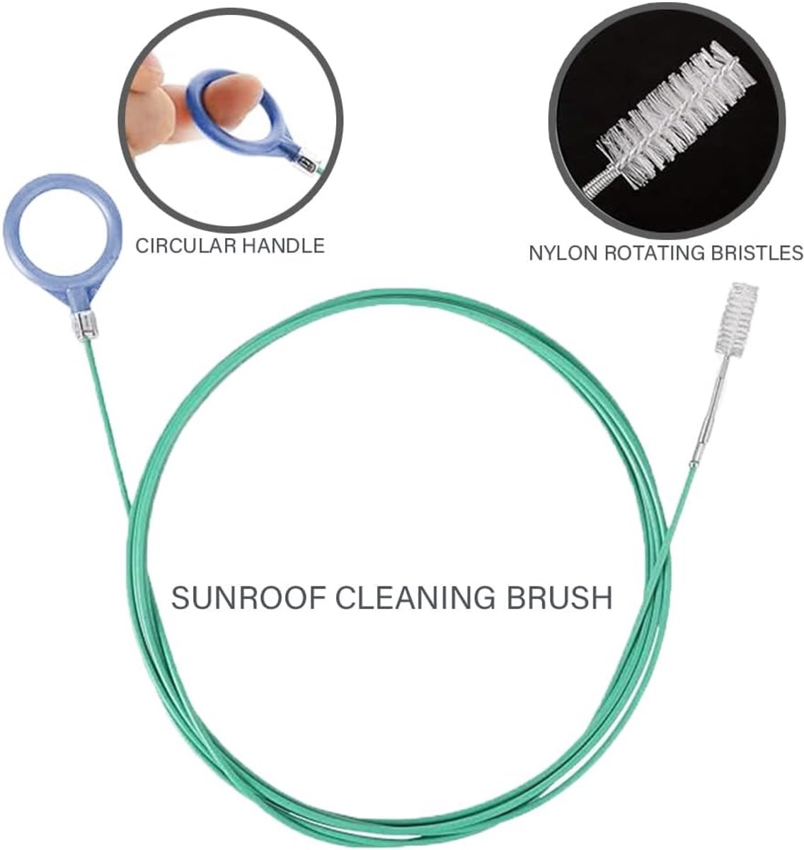Drain Unblocking Spring - 5M Drain Unblocker - Cleaning Spring - Sink Unblocker - Extra Long Flexible Wire - For Narrow Drain Holes - Pipe Cleaner and Excavator - Image 4