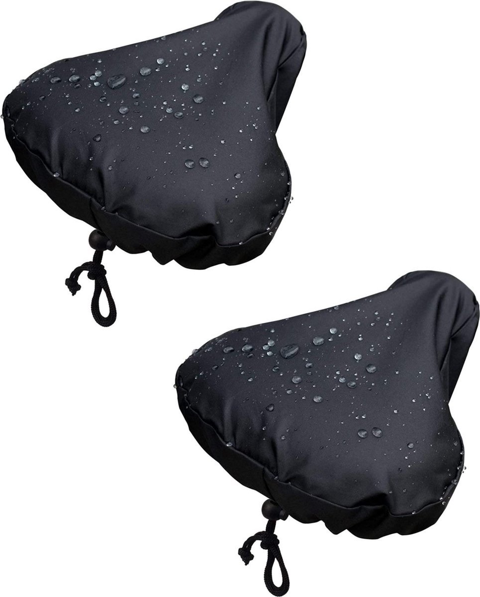 Waterproof Saddle Cover - Bicycle Saddle Cover - Cover for Bicycle Saddle - Rain Cover - Elastic Rain Cover for Bicycle Saddle - 2-pack - Image 1