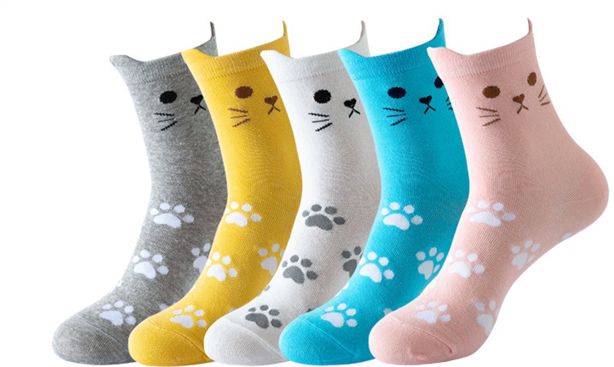 Cat socks - Funny, new gifts for animal lovers - Ultra-soft and comfortable design - Unique gift for mother, wife, and girlfriend - Christmas gifts and birthday gifts - Image 1