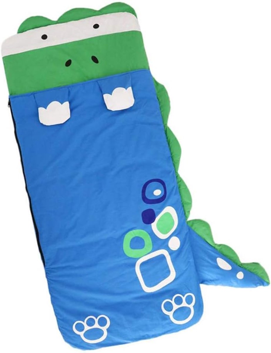 Children's Sleeping Bag 160x60cm – Cartoons, soft warm, blue - Image 1