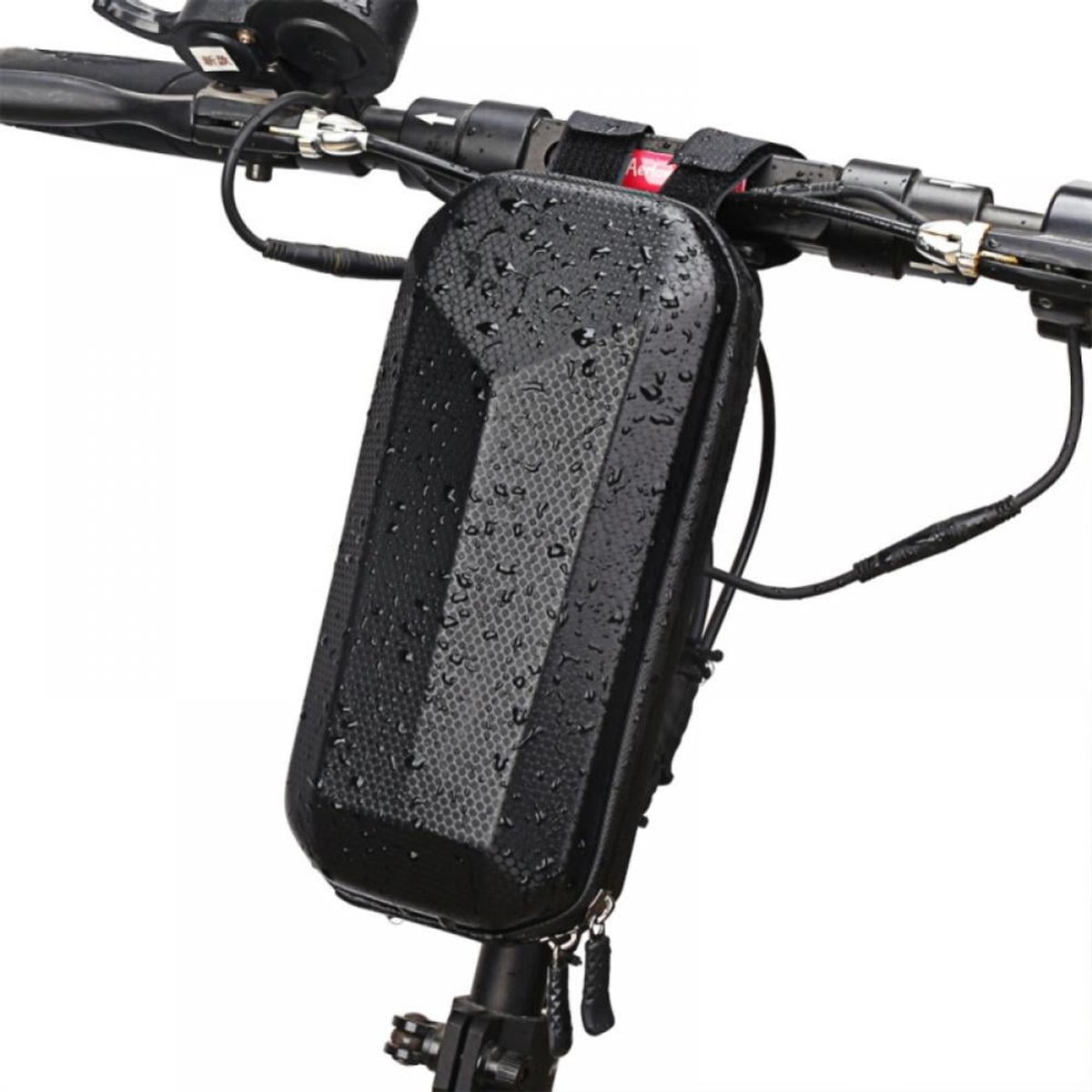 Waterproof storage bag for scooters - Hard scooter handlebar bag - Front bag for electric scooter - Accessories for adult scooters - Image 3