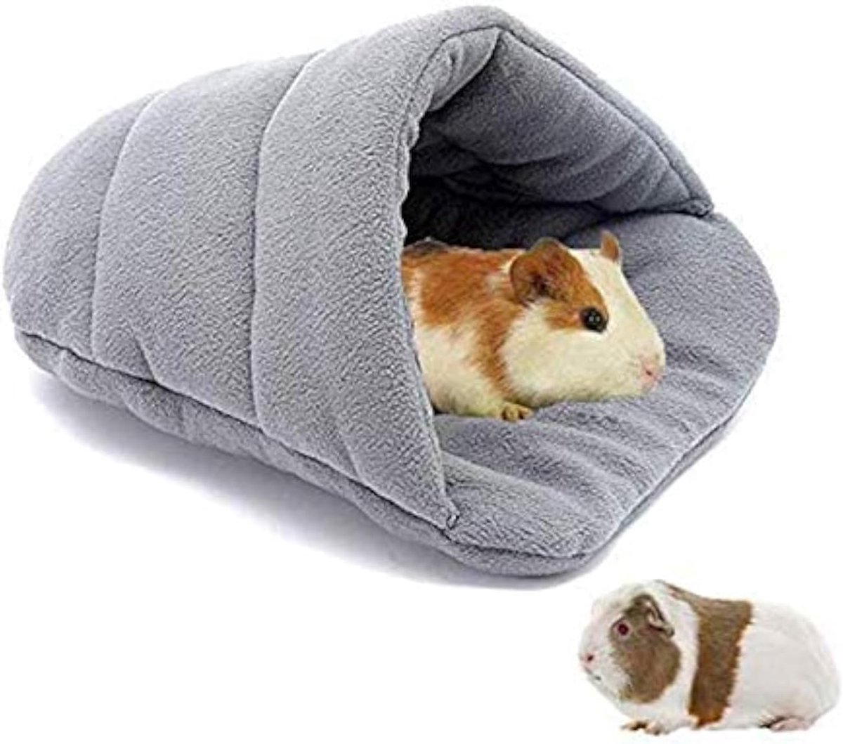 Guinea Pig House - Guinea Pig Accessories - Small Animal Plush Caves - Comfortable Beds - Rabbit and Puppy Sleeping Bags - Pet Caves - Mats - Image 1