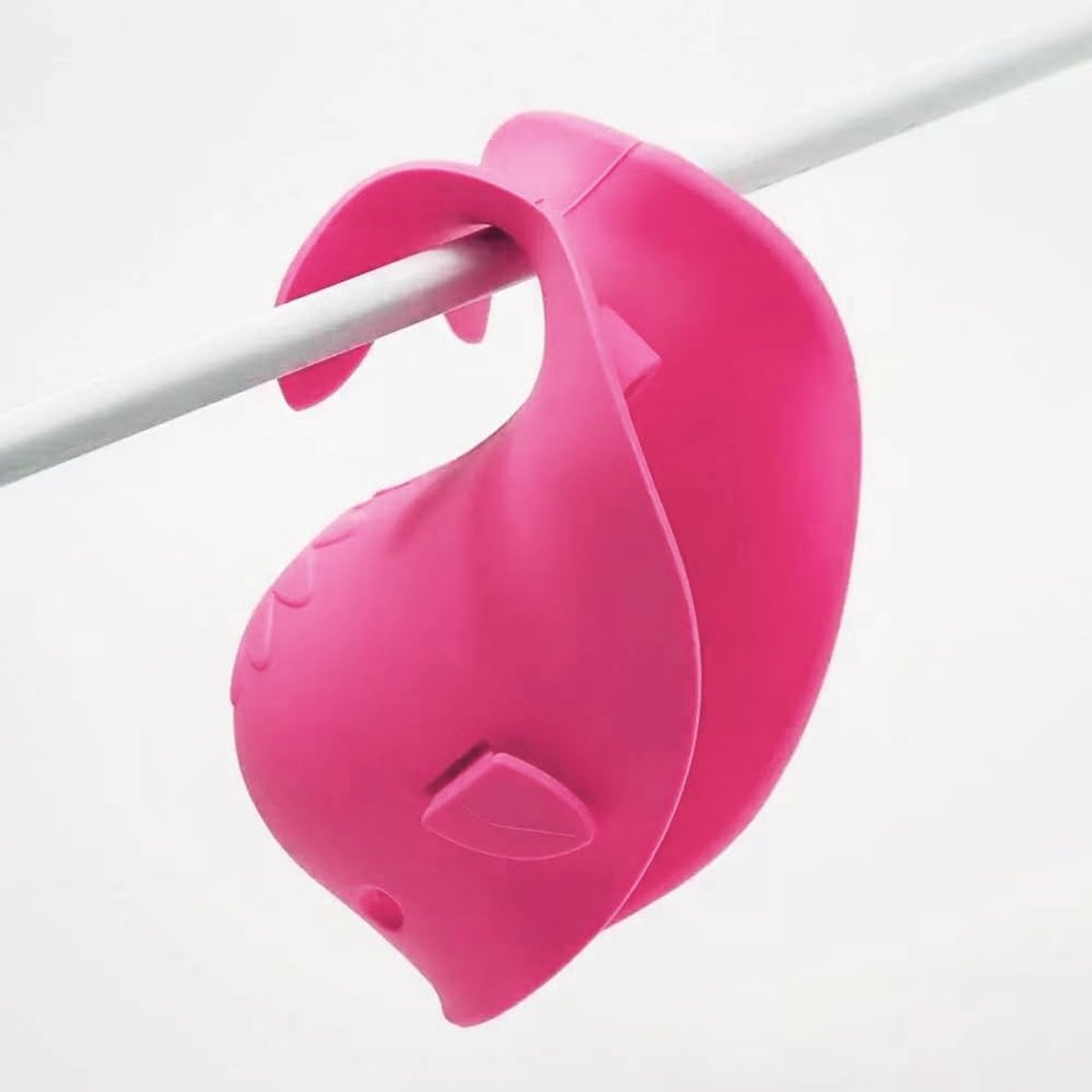 Baby Bath Faucet Cover - Soft silicone safety protector for children, toddlers and babies - Cute whale design, nice bath gift for children - red - Image 5
