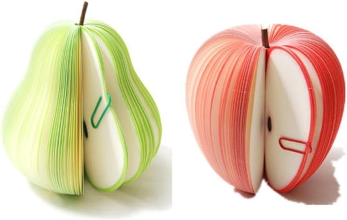 Sticky Notes - Fruit-Shaped 3D Non-Stick Notes - Fun DIY Memo Pads - Creative Practical Three-Dimensional Table Decoration Post Notebooks - Office Decorations Office Supplies - Image 1