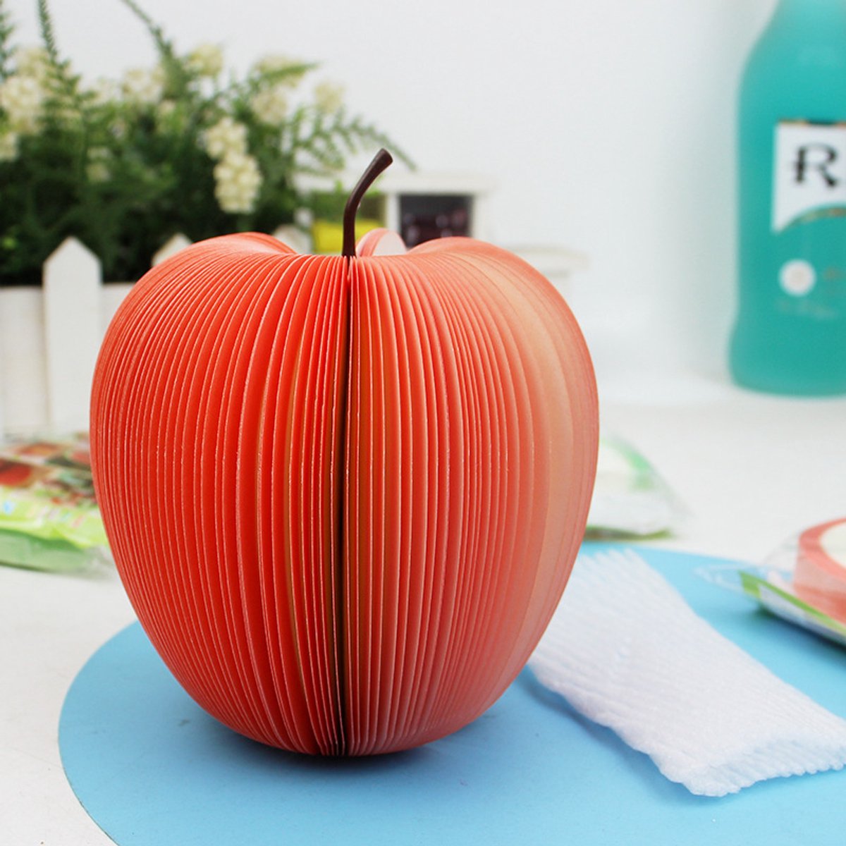 Sticky Notes - Fruit-Shaped 3D Non-Stick Notes - Fun DIY Memo Pads - Creative Practical Three-Dimensional Table Decoration Post Notebooks - Office Decorations Office Supplies - Image 3
