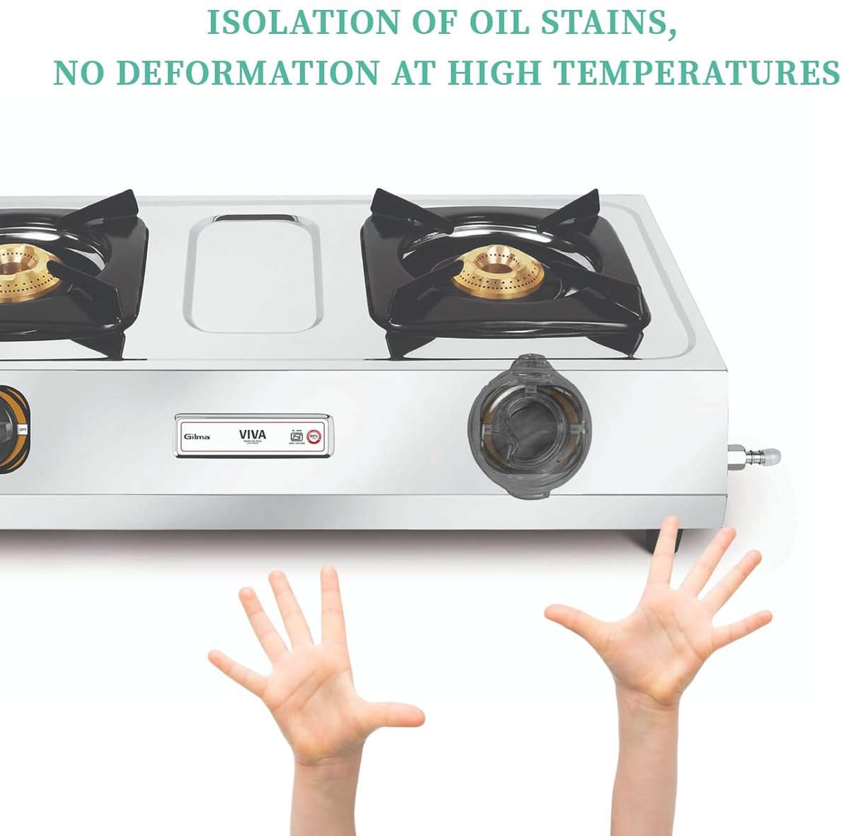 Child-safe Stove Knob 5-pack – With lock, universal, black - Image 5