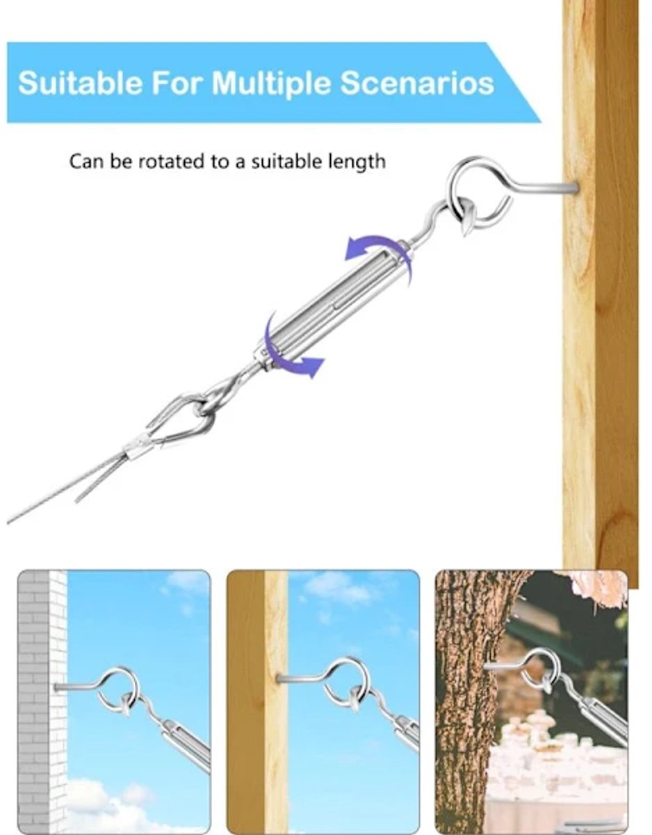 Stainless Steel Thread Set – 30M×2mm, with M5 Spanner, for plants - Image 3