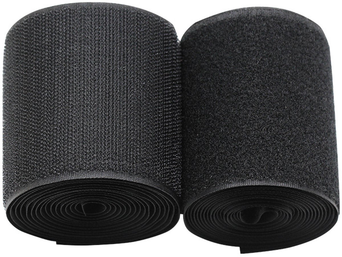 Edge banding 10cm x 2m – Black nylon, non-adhesive, for sewing - Image 1