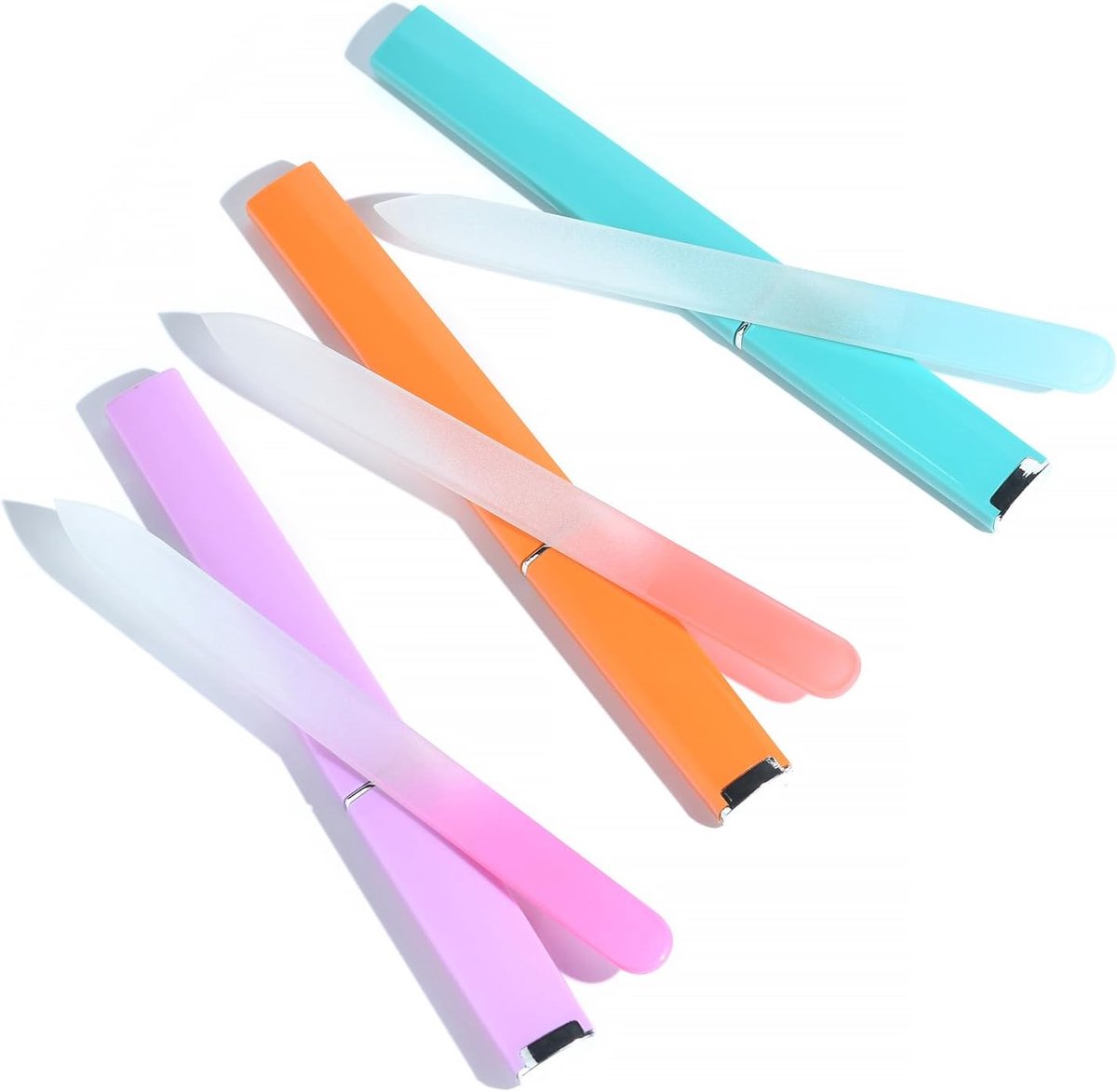 Glass Nail File Set 3-Piece – Double-Sided, with Case, Gift for Women - Image 1