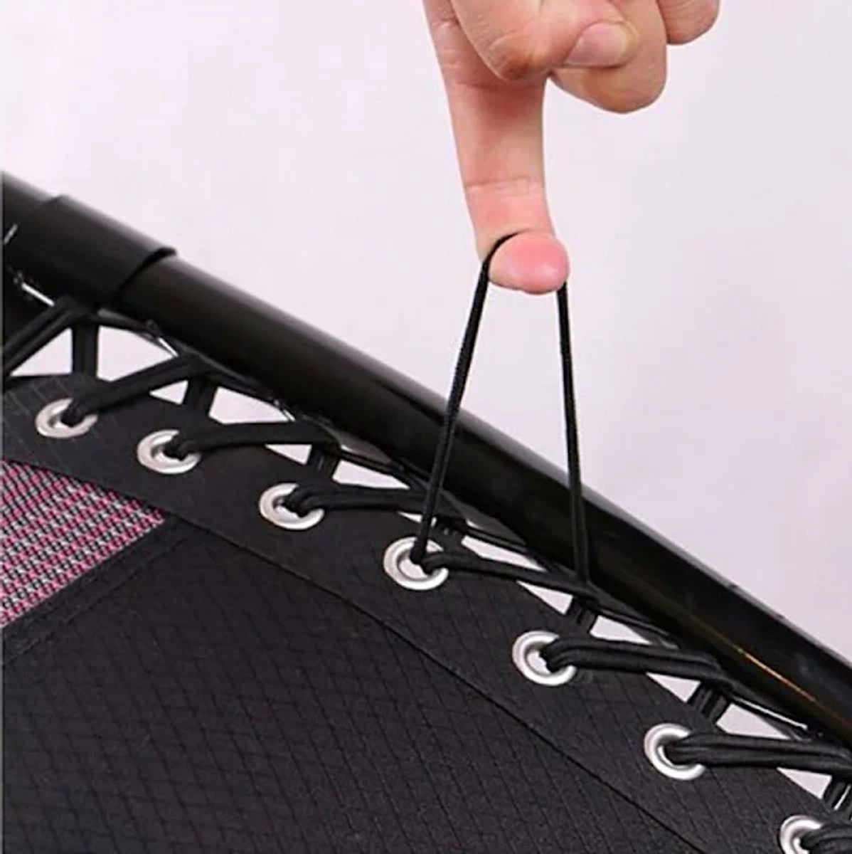 Elastic band for 1 set – Black, 2 long + 2 short (export model) - Image 4
