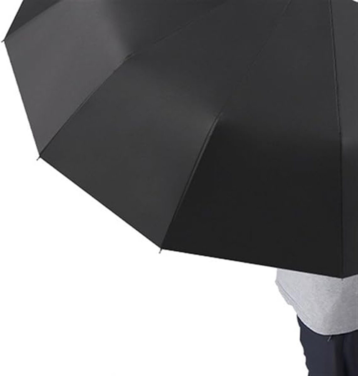 Folding umbrella 12-foot umbrella men and women windproof large size rainproof sun-resistant foldable - Image 1