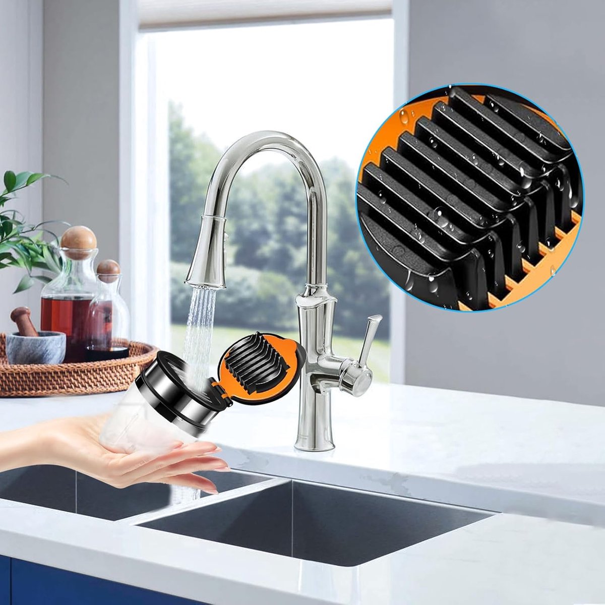 Fruit Slicer - Egg Slicer - Stainless Steel - Suitable for soft fruit - With non-slip base - Quickly make fruit and vegetable salads. - Image 3