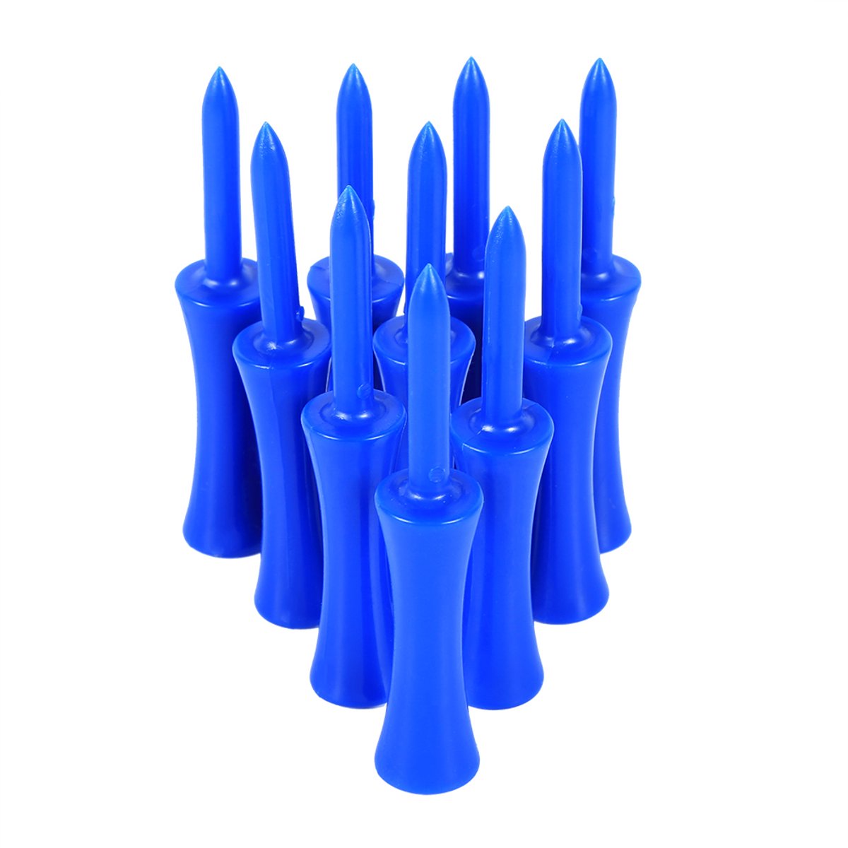 Plastic Golf Tees 100-piece – Blue, 68mm, random color – Golf accessories – Golf set – Golf tee - Image 4