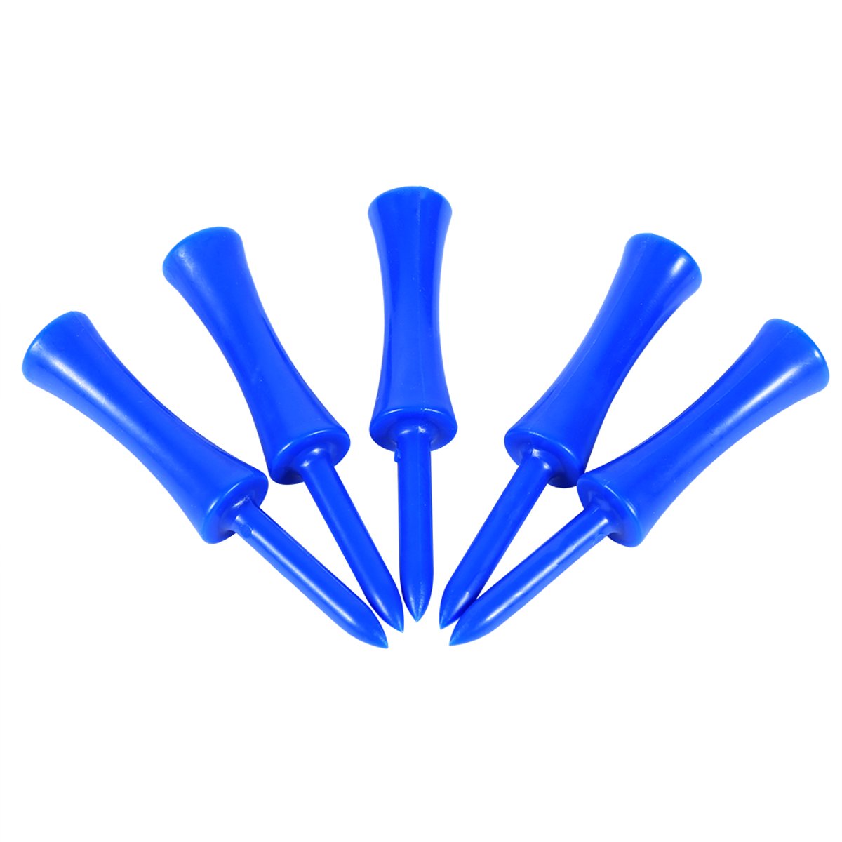Plastic Golf Tees 100-piece – Blue, 68mm, random color – Golf accessories – Golf set – Golf tee - Image 5