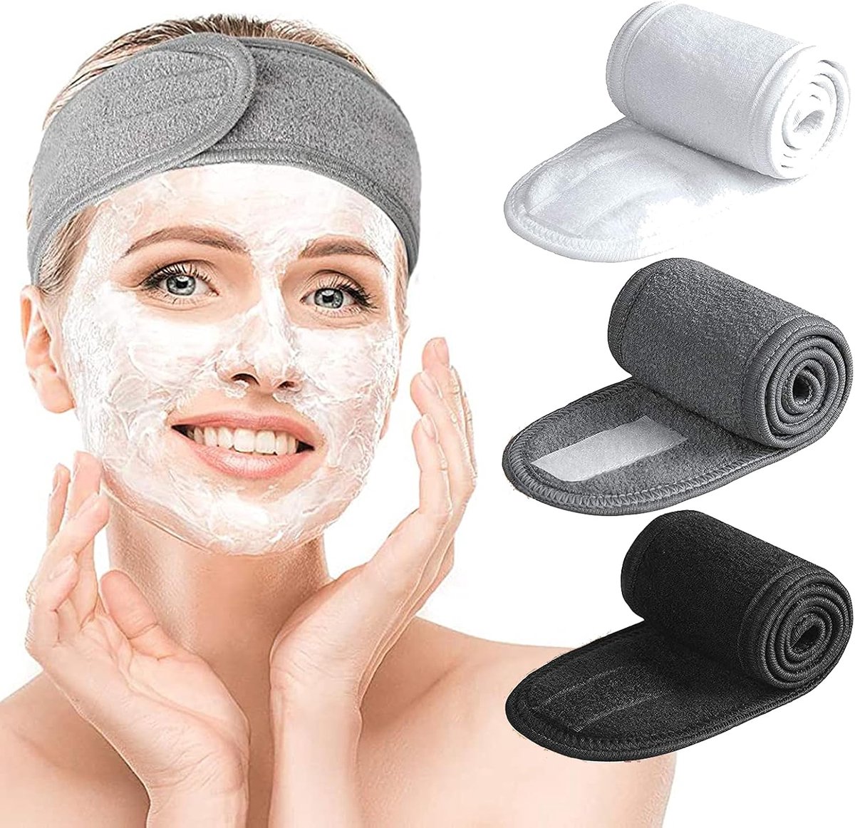 Makeup belt – Spa-like, adjustable, for facial cleansing - Image 1