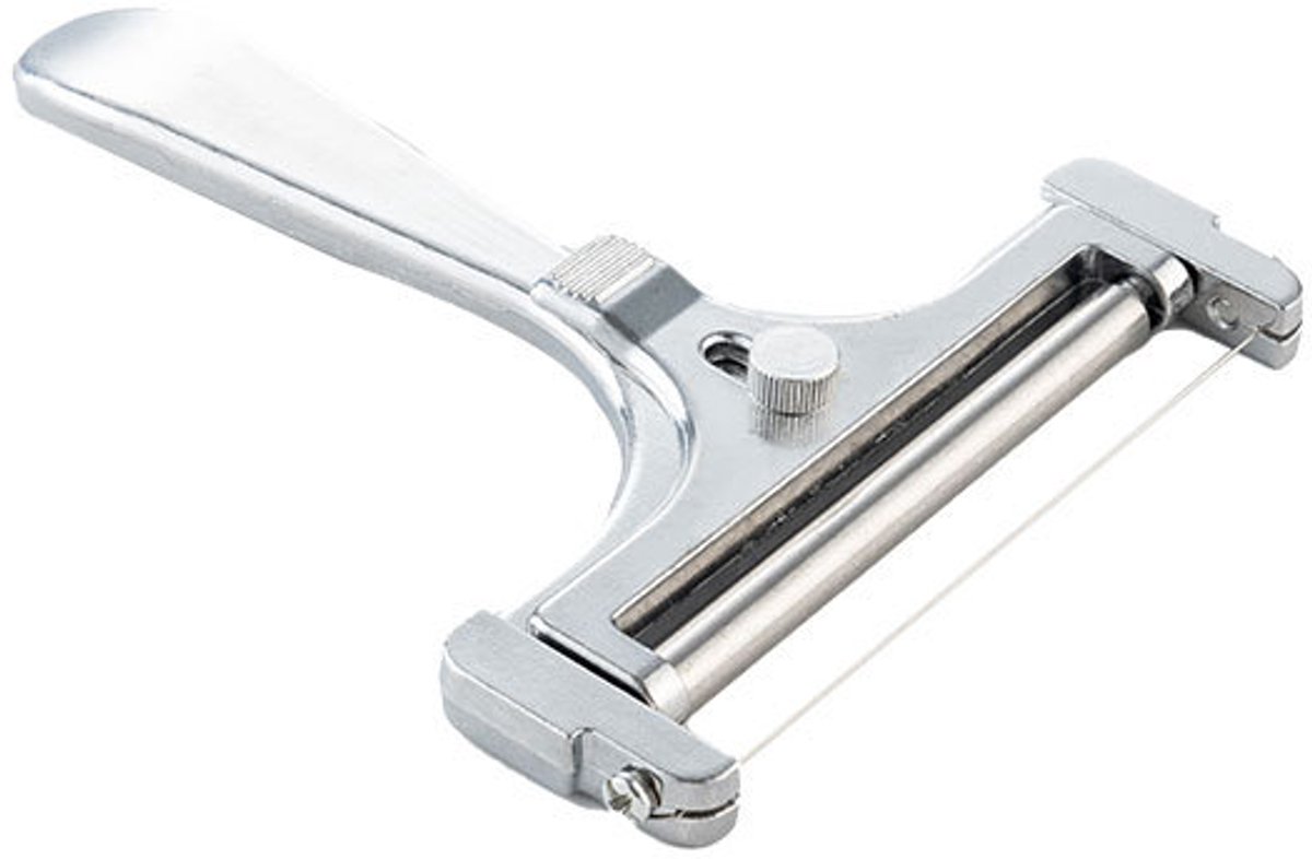 1 Piece Stainless Steel Cheese Slicer with Adjustable Thickness - For Soft, Semi-Hard Cheeses & Cheddar - Dishwasher-Safe Kitchen Tool - Image 1