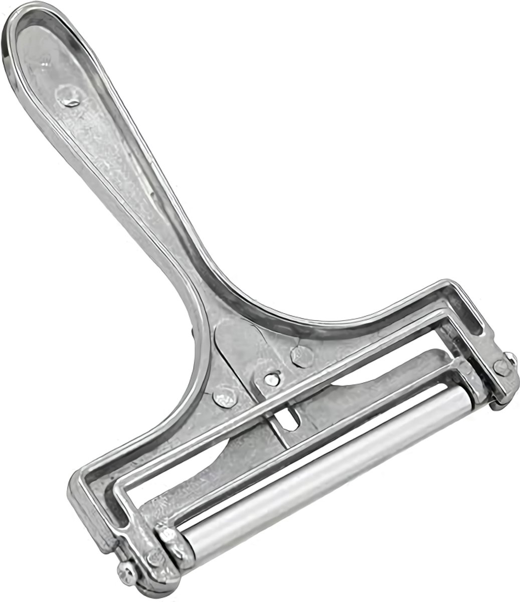 1 Piece Stainless Steel Cheese Slicer with Adjustable Thickness - For Soft, Semi-Hard Cheeses & Cheddar - Dishwasher-Safe Kitchen Tool - Image 2