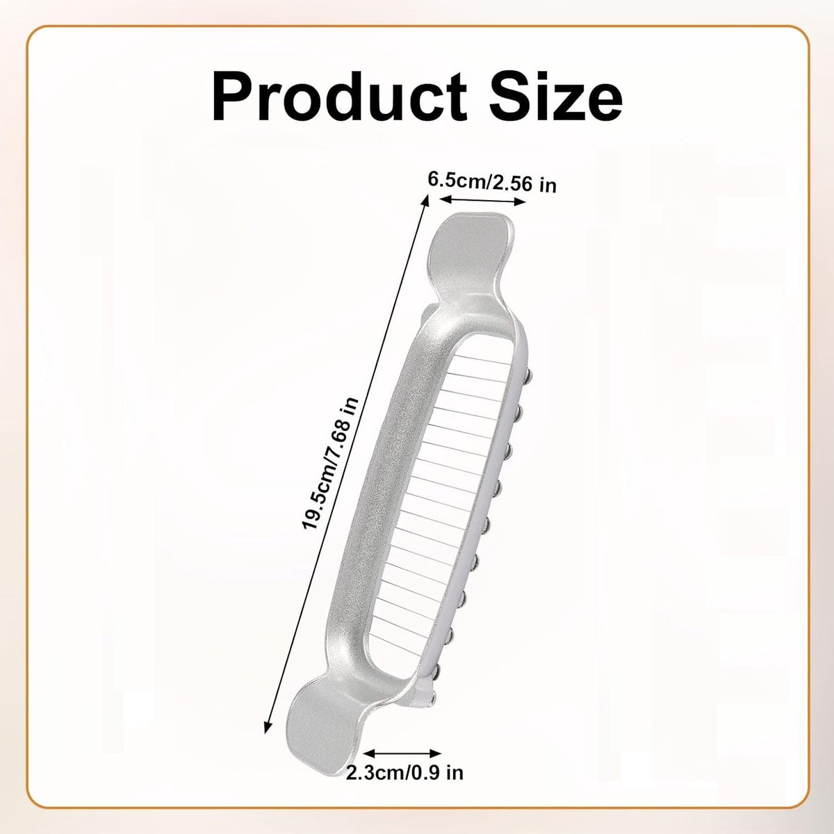 Butter and cheese slicer - 304 stainless steel, multifunctional kitchen tool for cutting butter - Cheese and fruit - Image 2
