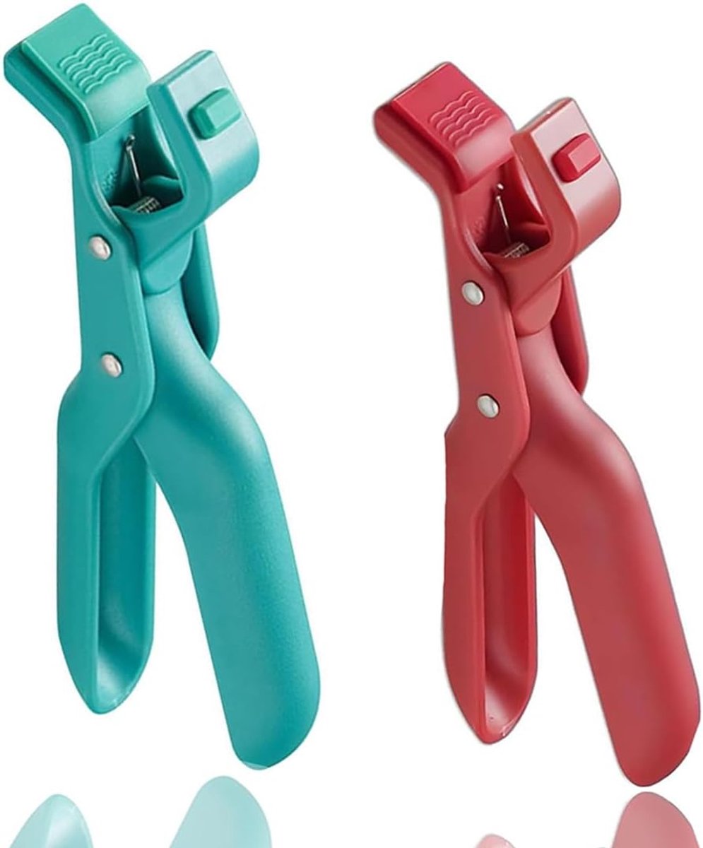 2-piece anti-burn clip for bowls - Kitchen use - Clip for hot dishes - Non-slip silicone clip for the kitchen - 2025 improved silicone clip - Image 1