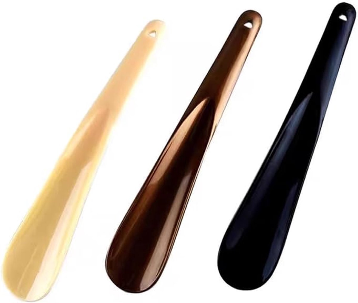 3 shoehorns - lightweight shoehorn - portable - easy to put on - suitable for travel and home use - Image 1