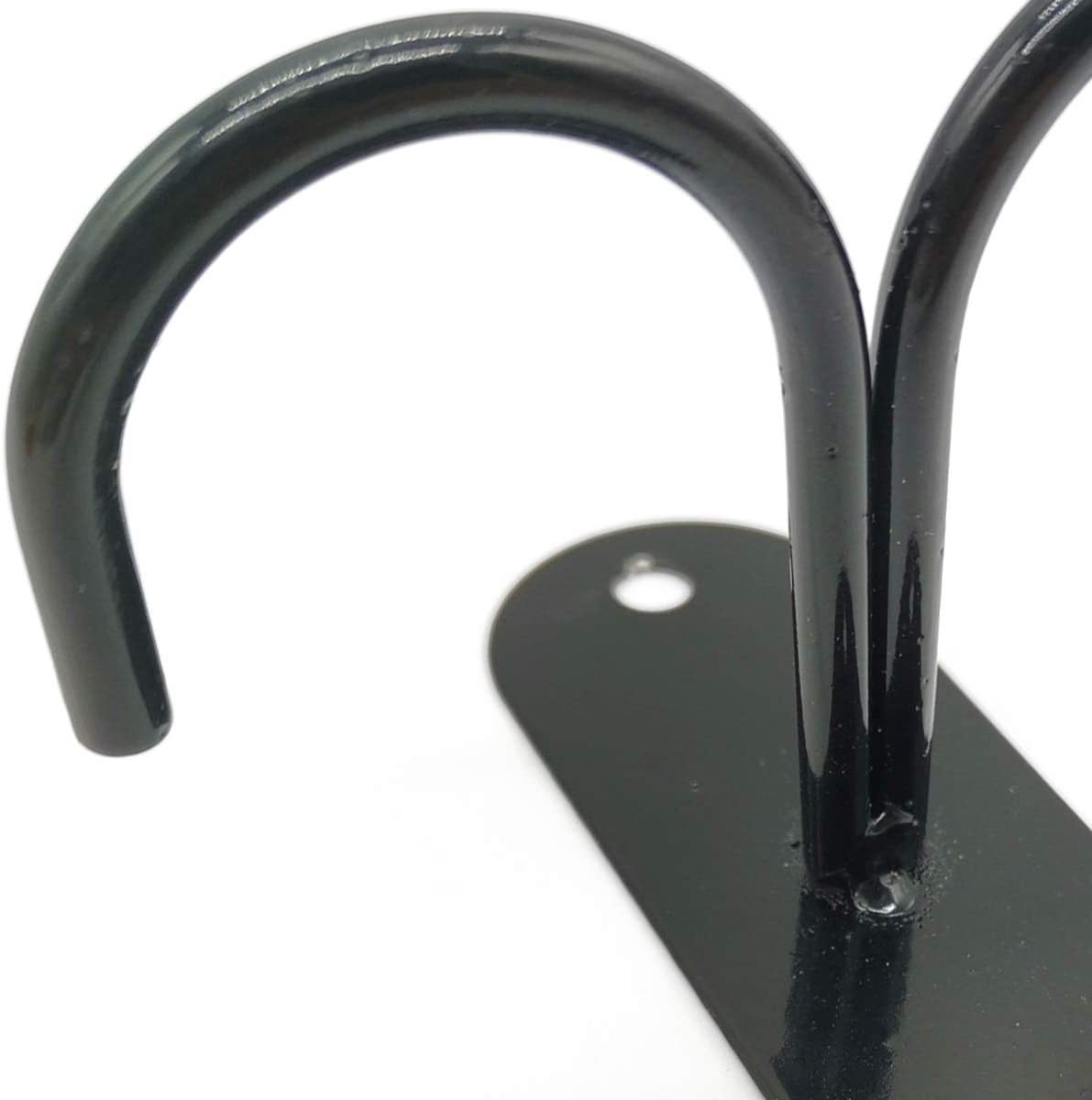 Mug holder with 6 hooks - Country style mug holder - Under-cabinet cup holder - With 12 hooks - For hanging mugs - coffee mugs, beer steins, and kitchen utensils - Image 2