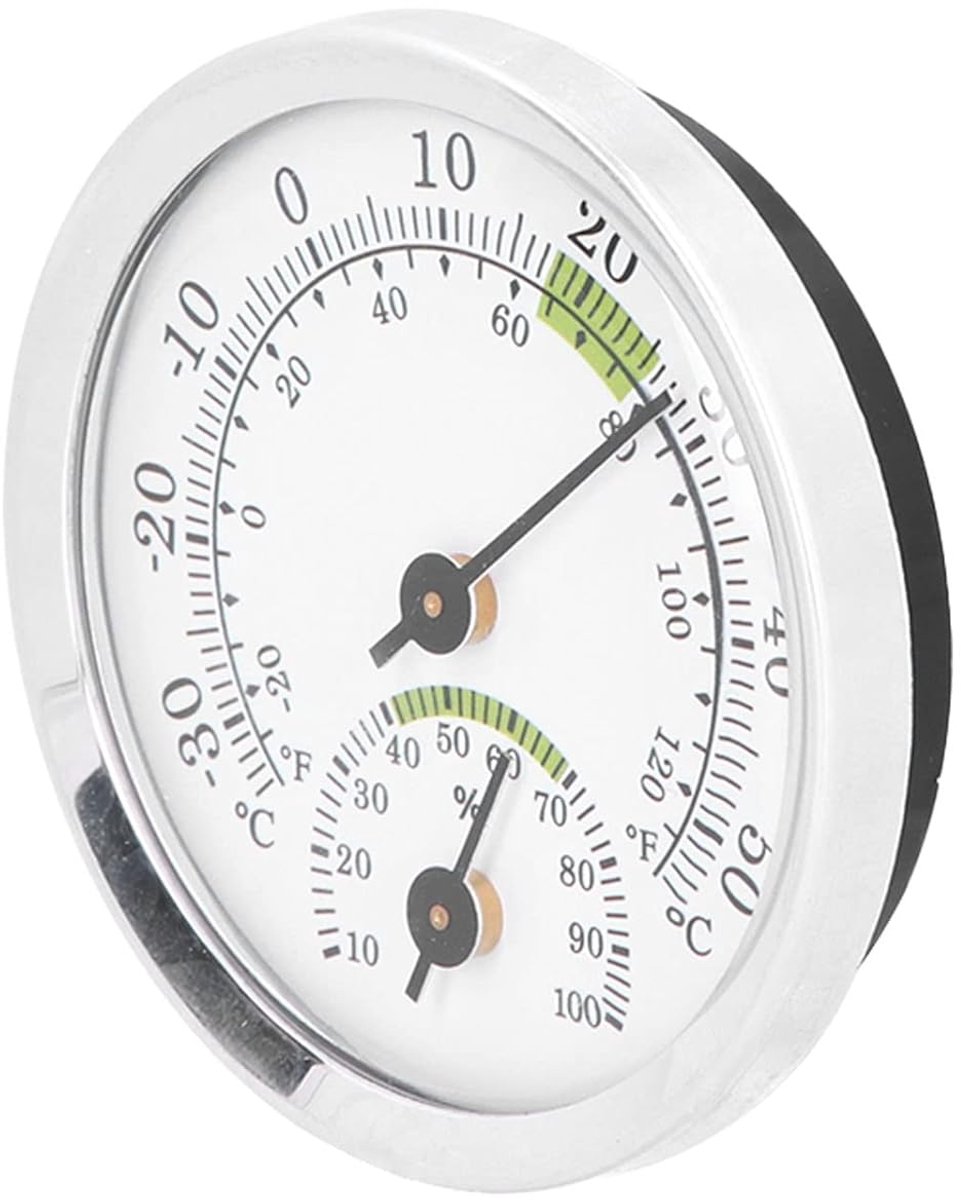 Dial Thermometer-Hygrometer Mini - -30~50℃ - For Refrigerator & Cigar Box - Image 3