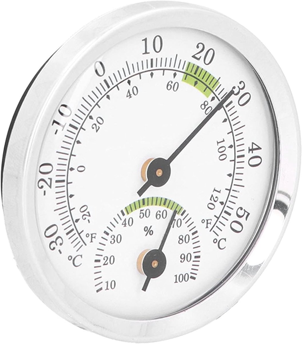 Dial Thermometer-Hygrometer Mini - -30~50℃ - For Refrigerator & Cigar Box - Image 4